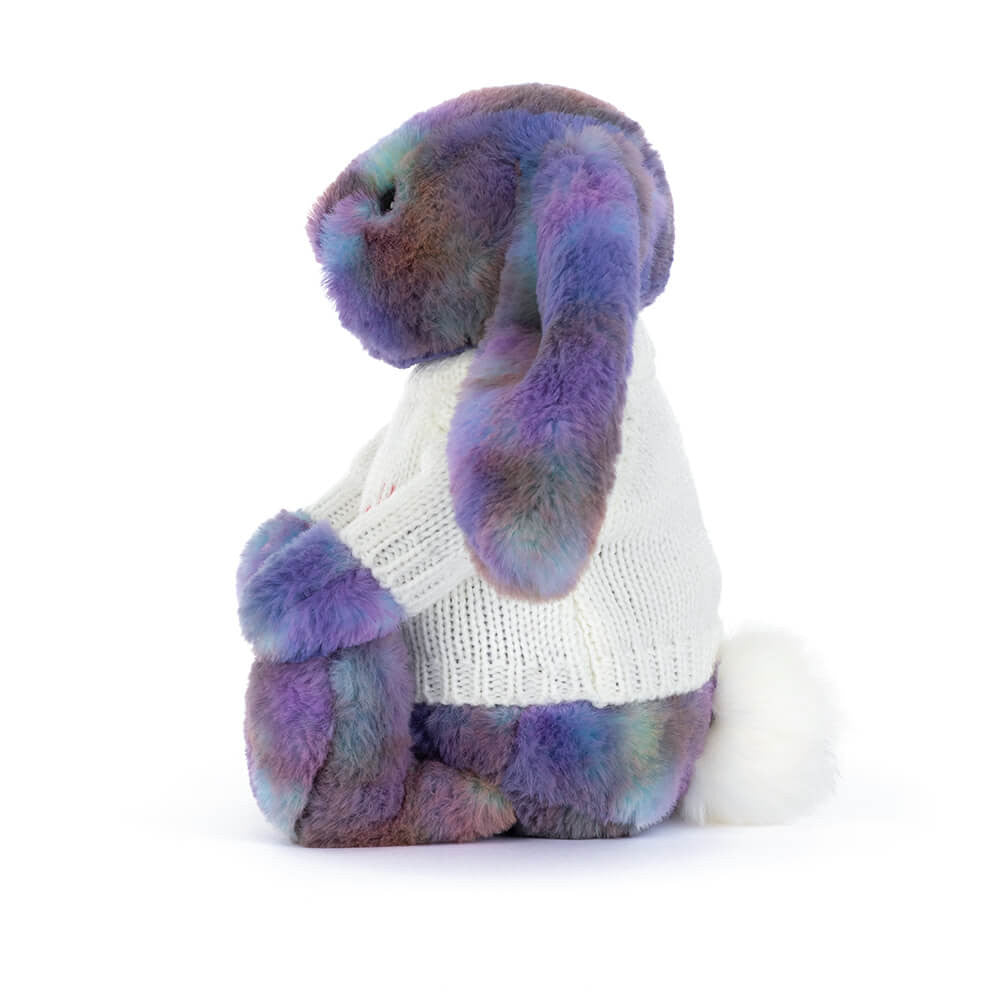 Zodihop Luxe Bunny with Personalized Cream Jumper