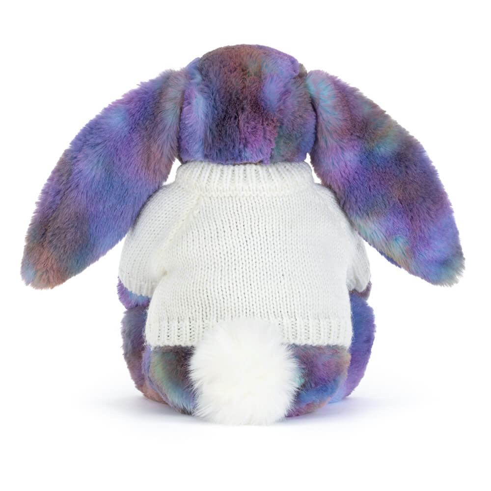 Zodihop Luxe Bunny with Personalized Cream Jumper