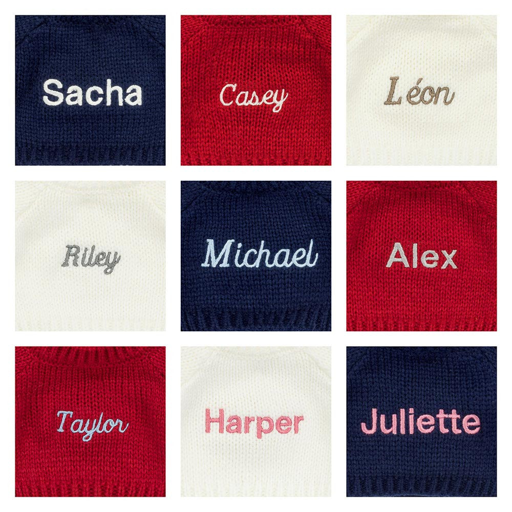 Hopscone Luxe Bunny with Personalized Cream Jumper