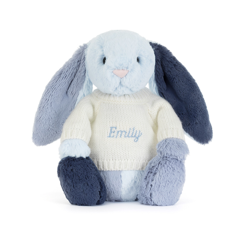 Puddlesea Bunny with Personalized Cream Jumper