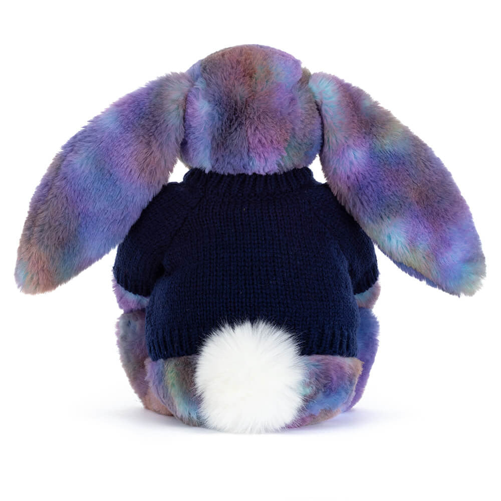 Zodihop Luxe Bunny with Personalized Navy Jumper
