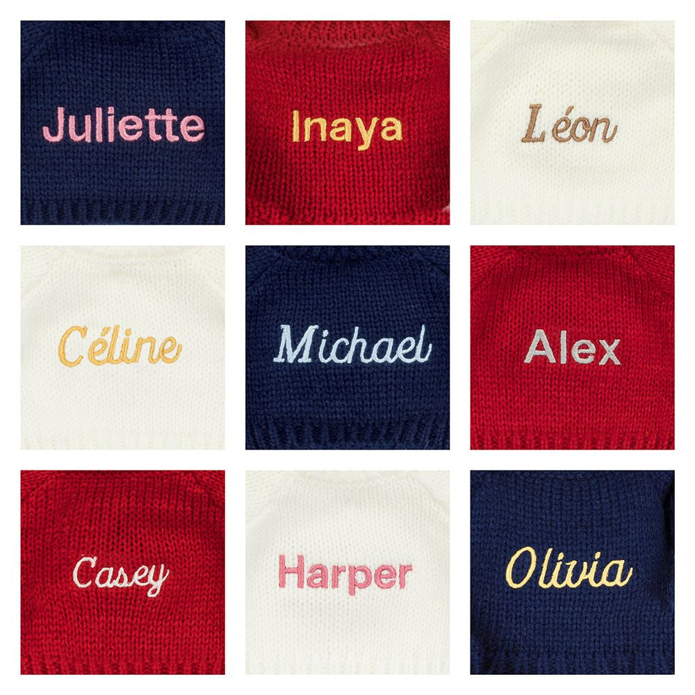 Zodihop Luxe Bunny with Personalized Red Jumper