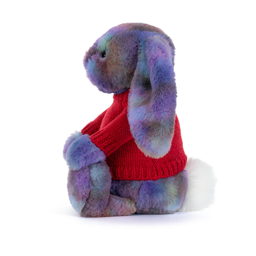 Zodihop Luxe Bunny with Personalized Red Jumper