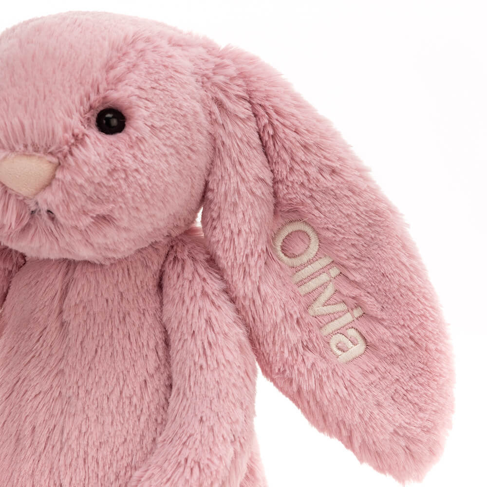 Personalized Bashful Tulip Pink Bunny Medium