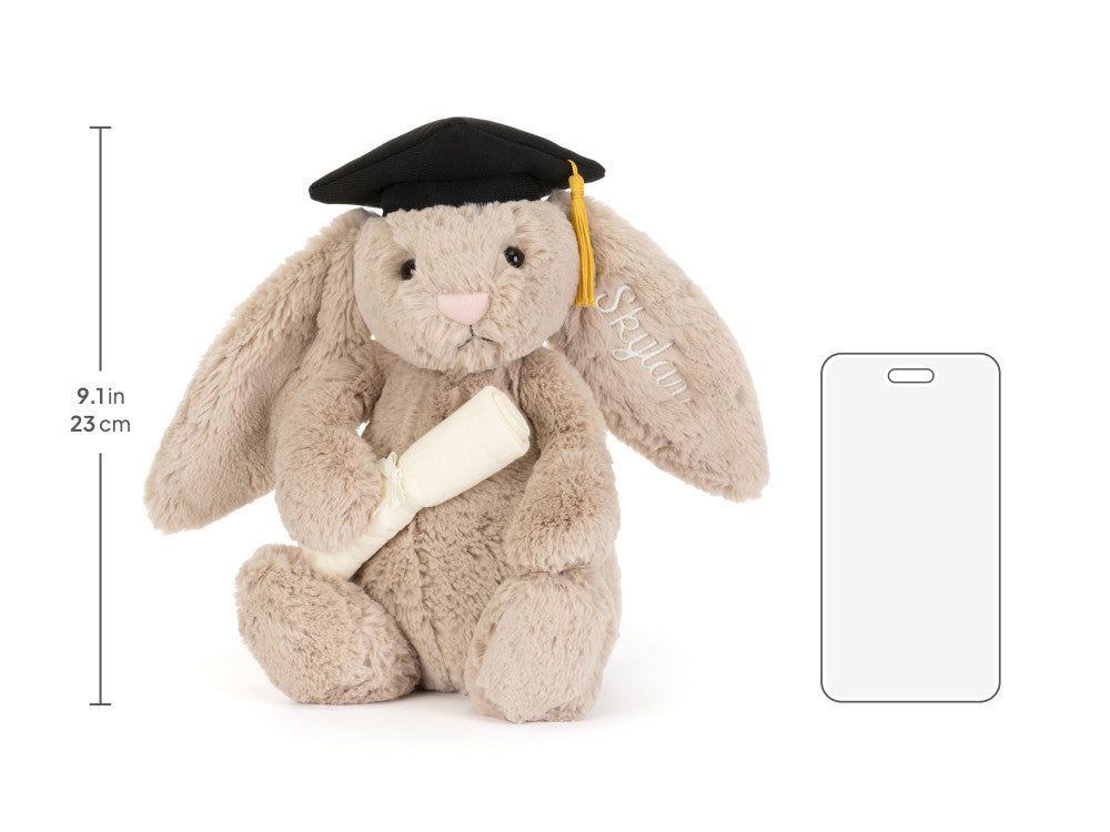 Personalized Bashful Bunny Graduation Outfit