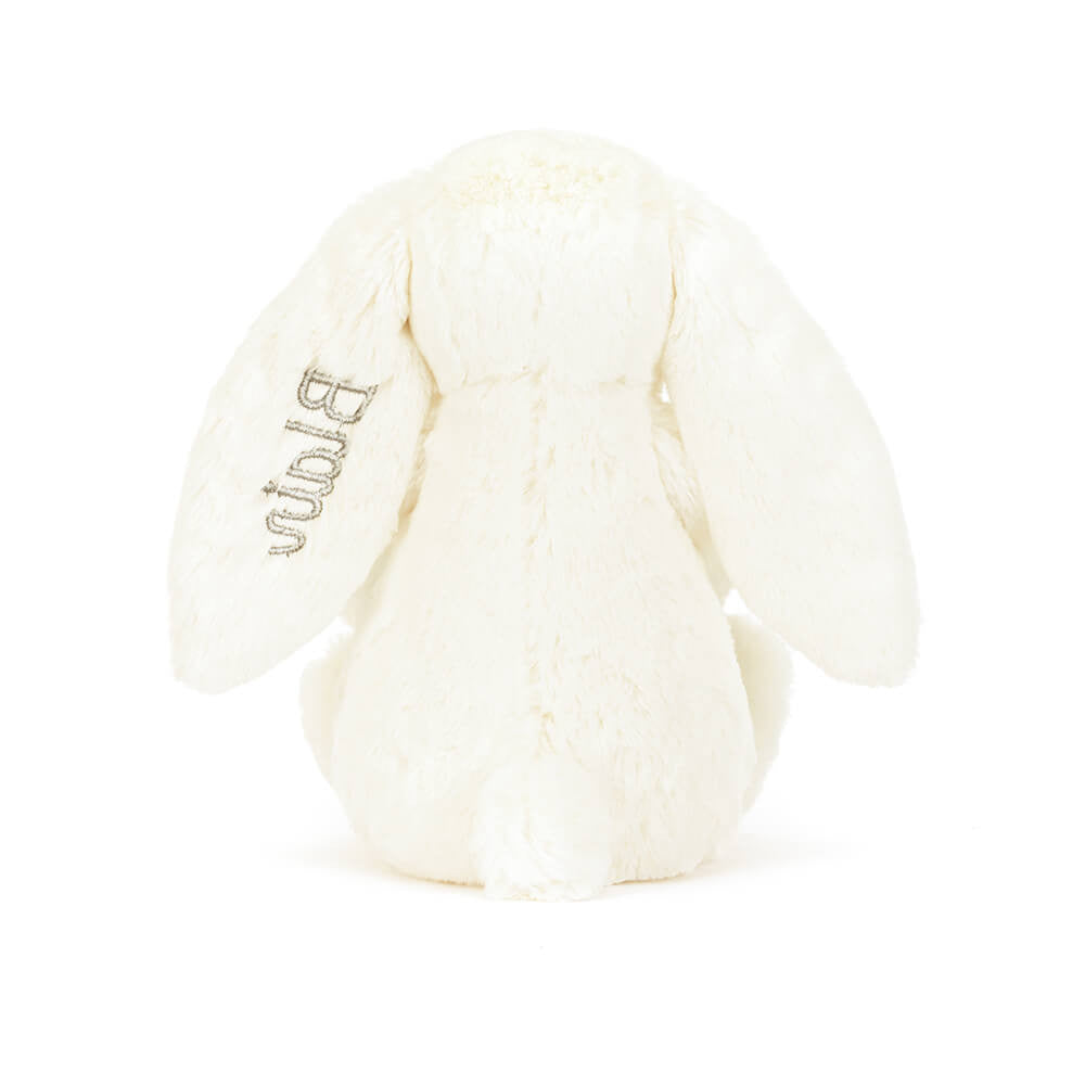 Personalized Cream Bunny with Plant