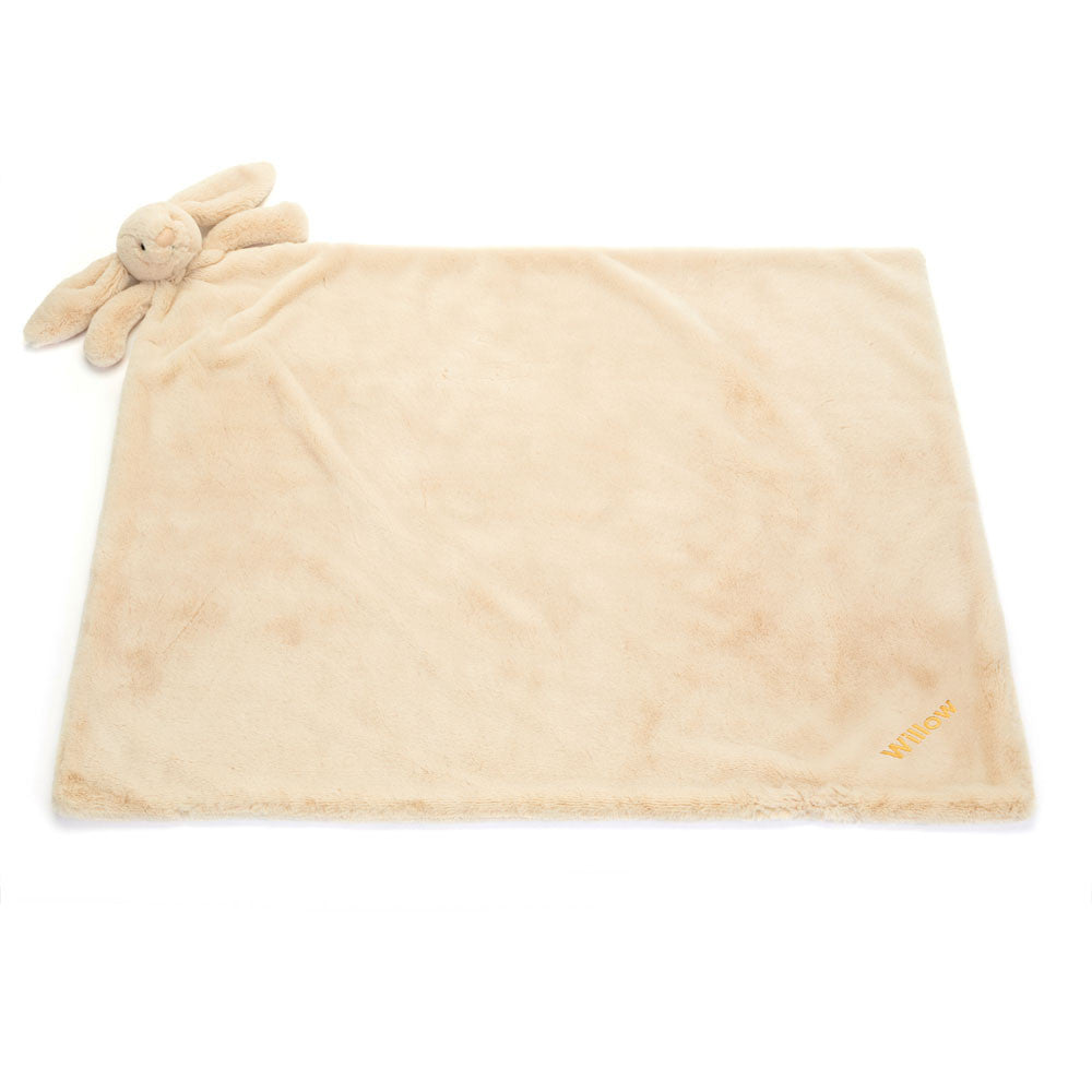Personalized Bashful Luxe Bunny Willow Blankie
